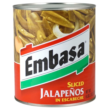 Embasa 98 oz. Embasa Slc Jalapens Esc #10, PK6 07853